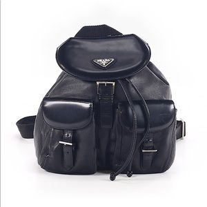 Prada leather backpack